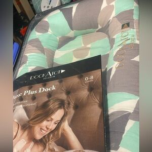 DockATot Deluxe+ Dock - Mint and Gray